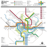 DC Metro Map From New York Puzzle Company