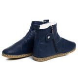 Men's Navy Boots From Atlantis Handmade Shoes