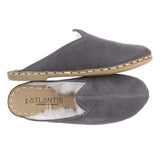 Women's Gray Shearlings from Atlantis Handmade Shoes