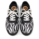 Saddle Zebra Casual Sneaker from Hot Chocolate Design