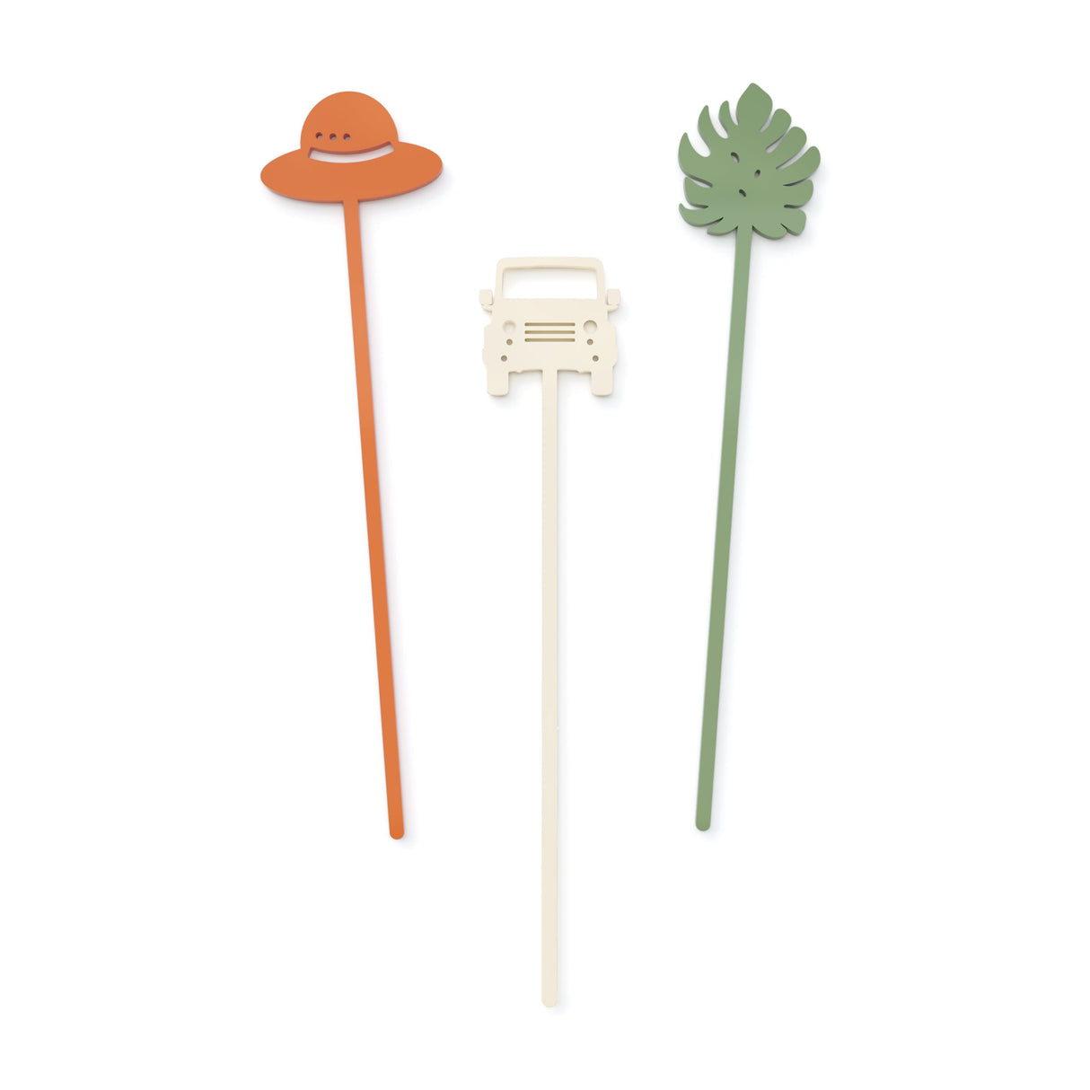 Safari Expedition Acrylic Drink Stirrers, Set of 12 from The Cotton & Canvas Co.