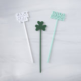St. Patrick's Day Drink Stirrers, Set of 12 from The Cotton & Canvas Co.