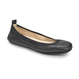 Samara Foldable Ballet Flat in Black Leather from Yosi Samra