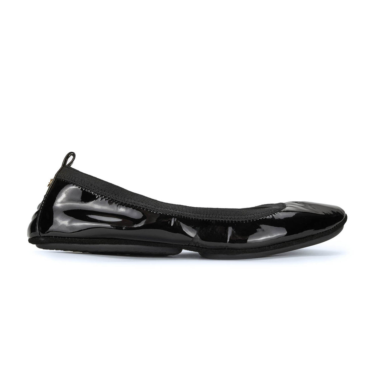 Samara Foldable Ballet Flat in Black Patent from Yosi Samra