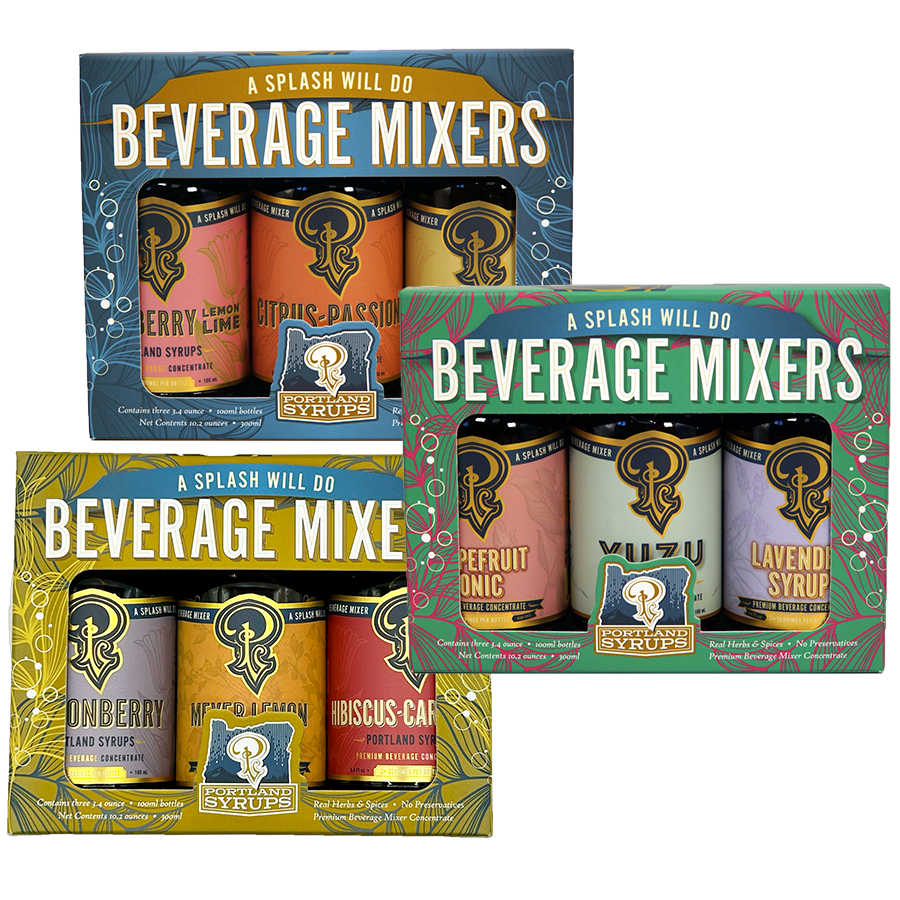 Sampler Pack Trio from Portland Syrups
