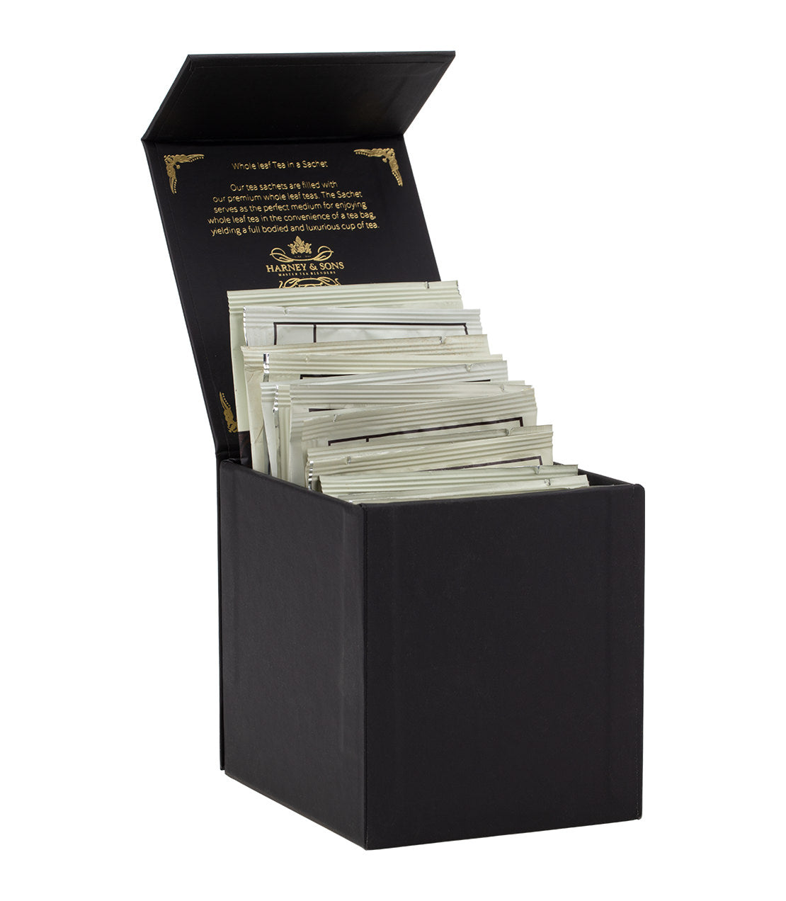 Harney Heritage – Wrapped Sachet Sampler Black Box from Harney & Sons Fine Teas