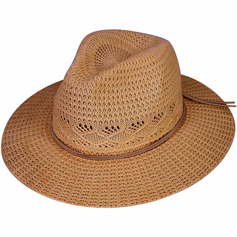 C.C Cotton Knitted Panama Hat from Madeline Love
