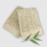 Melange Bamboo Cotton Hand Towel 2 Piece Set – Sand from BedVoyage