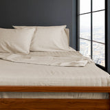 Bamboo Cotton Bed Sheets - Sand from BedVoyage