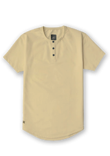 Henley Curved Hem from Ten/10 Apparel