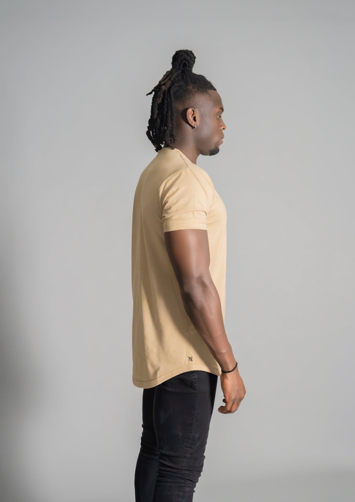 Henley Curved Hem from Ten/10 Apparel