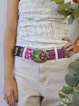 Sangria Embroidered Belt from Ash & Rose