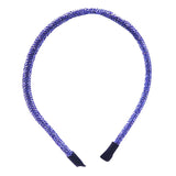 Bling Stone Accented Crystal Studded Shimmer Headband from Madeline Love