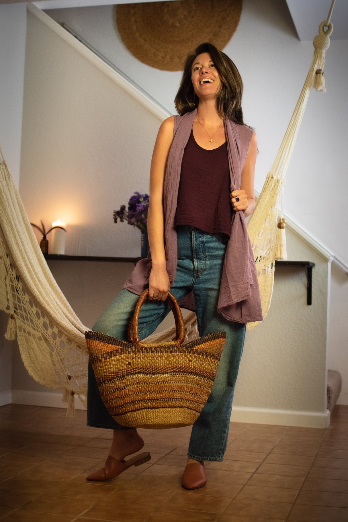 Flowy Vest From Cotton Flower Clothing