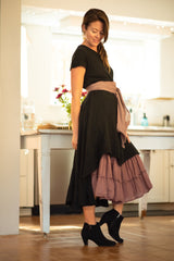 Tiered Pocket Skirt From Cotton Flower Clothing