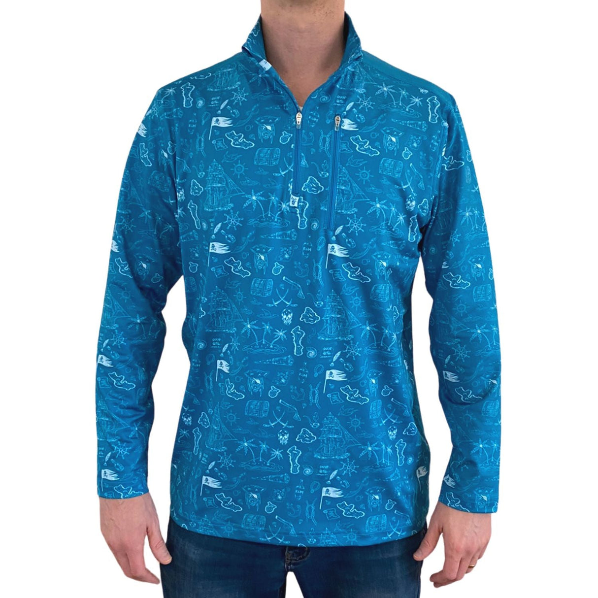 Sarau's Shipwreck Quarter Zip from Tropical Bros