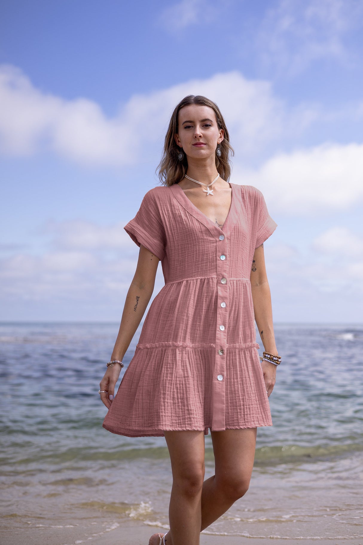 Sunflower Dress From Cotton Flower Clothing