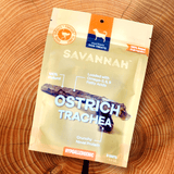 Crunchy Ostrich Trachea Cuts: The Airy, All-Natural Treat for Small to Medium Dogs from Savannah Pet Food