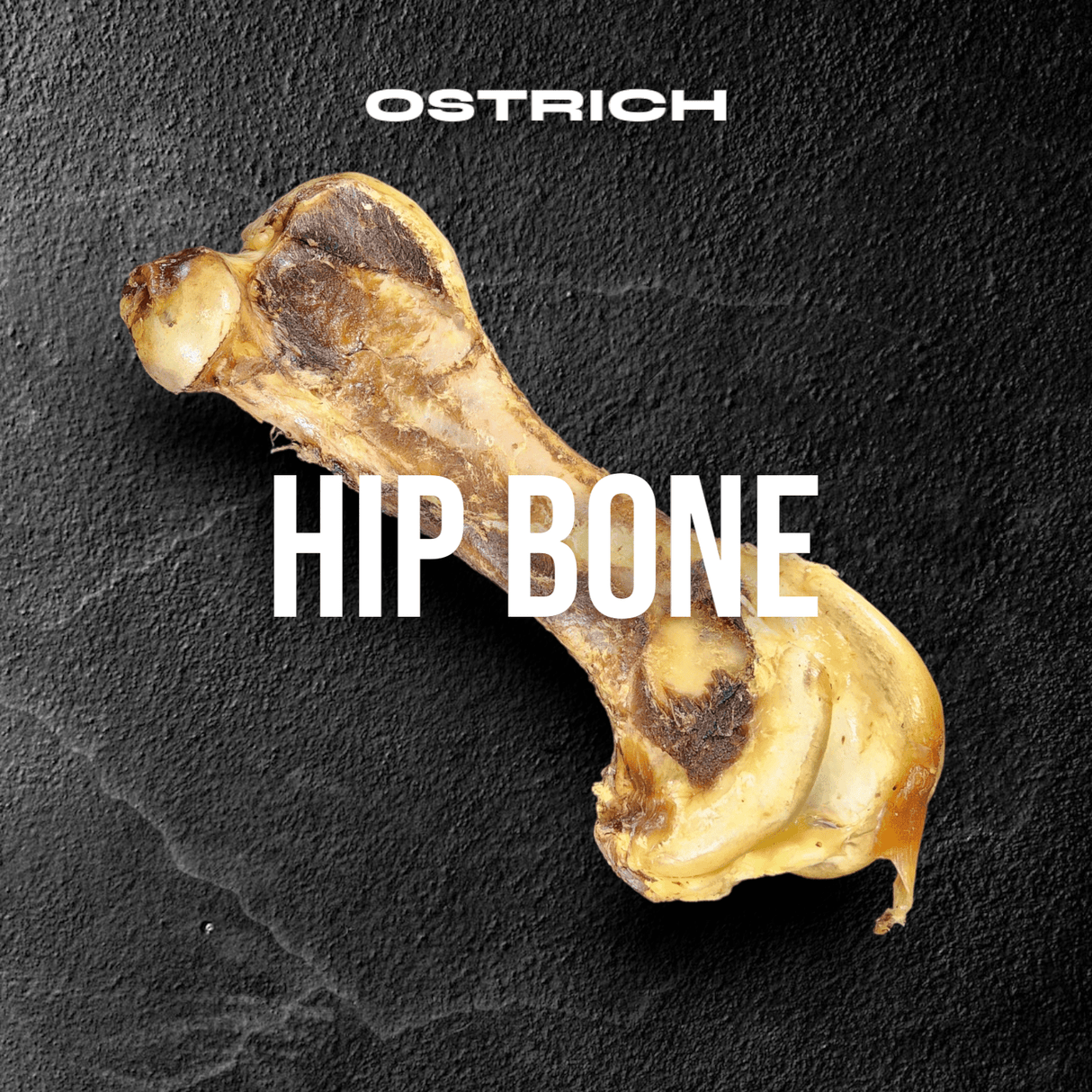 Ostrich Hip Bone (12" x 5"x 3”): The Durable, Flavor-Packed Chew for Medium & Large Dogs from Savannah Pet Food