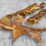 Chewy Ostrich Flat Tendon: Satisfying All-Natural Chew for Dental Health & Gentle Digestion from Savannah Pet Food
