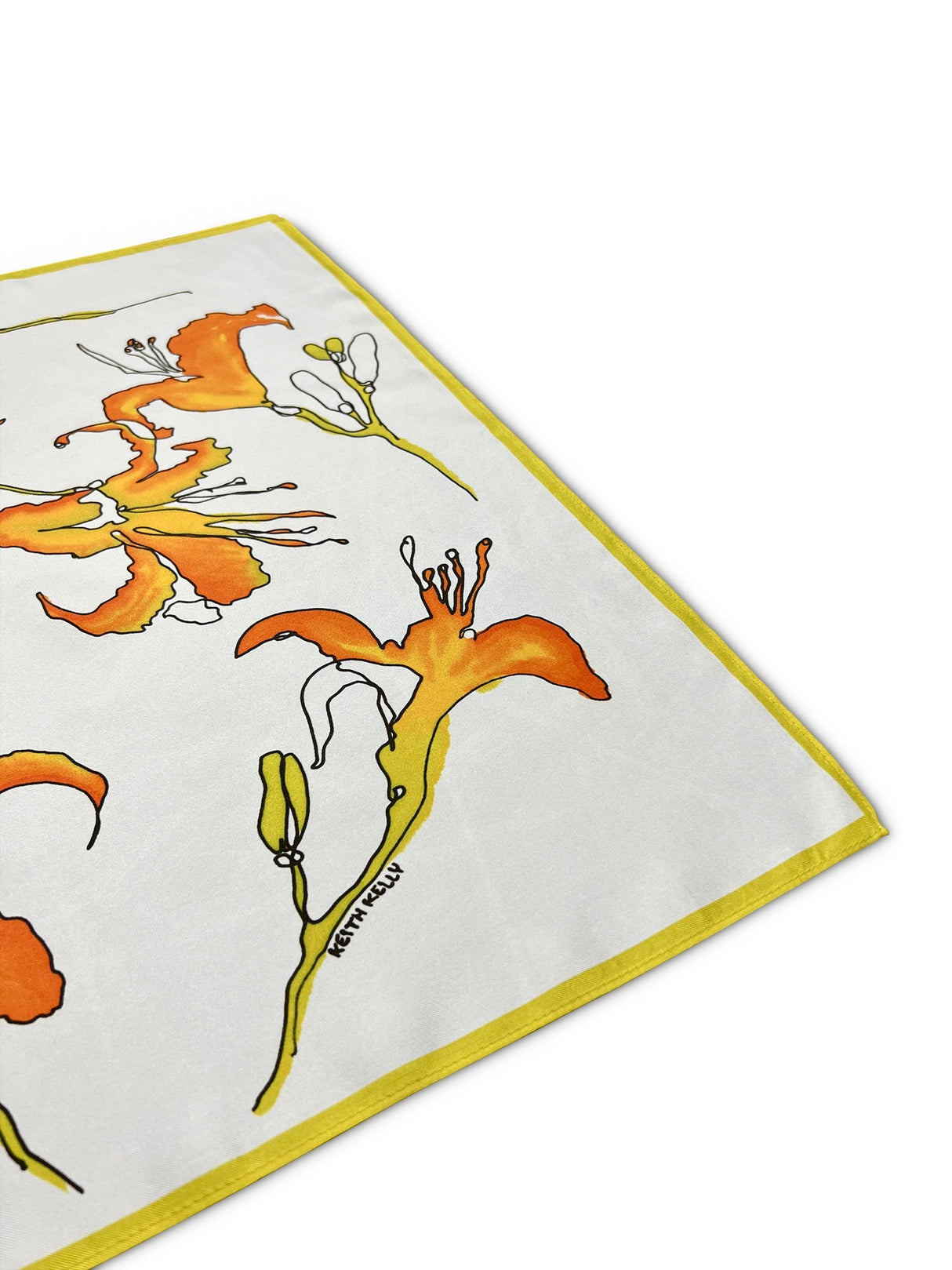 Tiger Lily Silk Scarf from KeithKelly