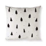 Christmas Trees Cotton Canvas Holiday Pillow Cover from The Cotton & Canvas Co.
