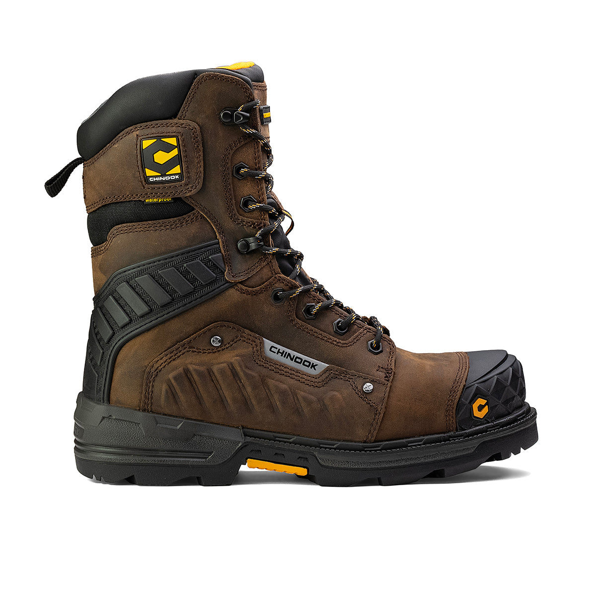 Scorpion 9” Composite Toe Waterproof Work Boot – Brown From Chinook Footwear