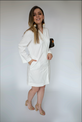 WRAPPED DRESS WIDE OPEN SLEEVES from EBRU Home