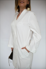 WRAPPED DRESS WIDE OPEN SLEEVES from EBRU Home