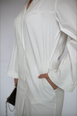 WRAPPED DRESS WIDE OPEN SLEEVES from EBRU Home