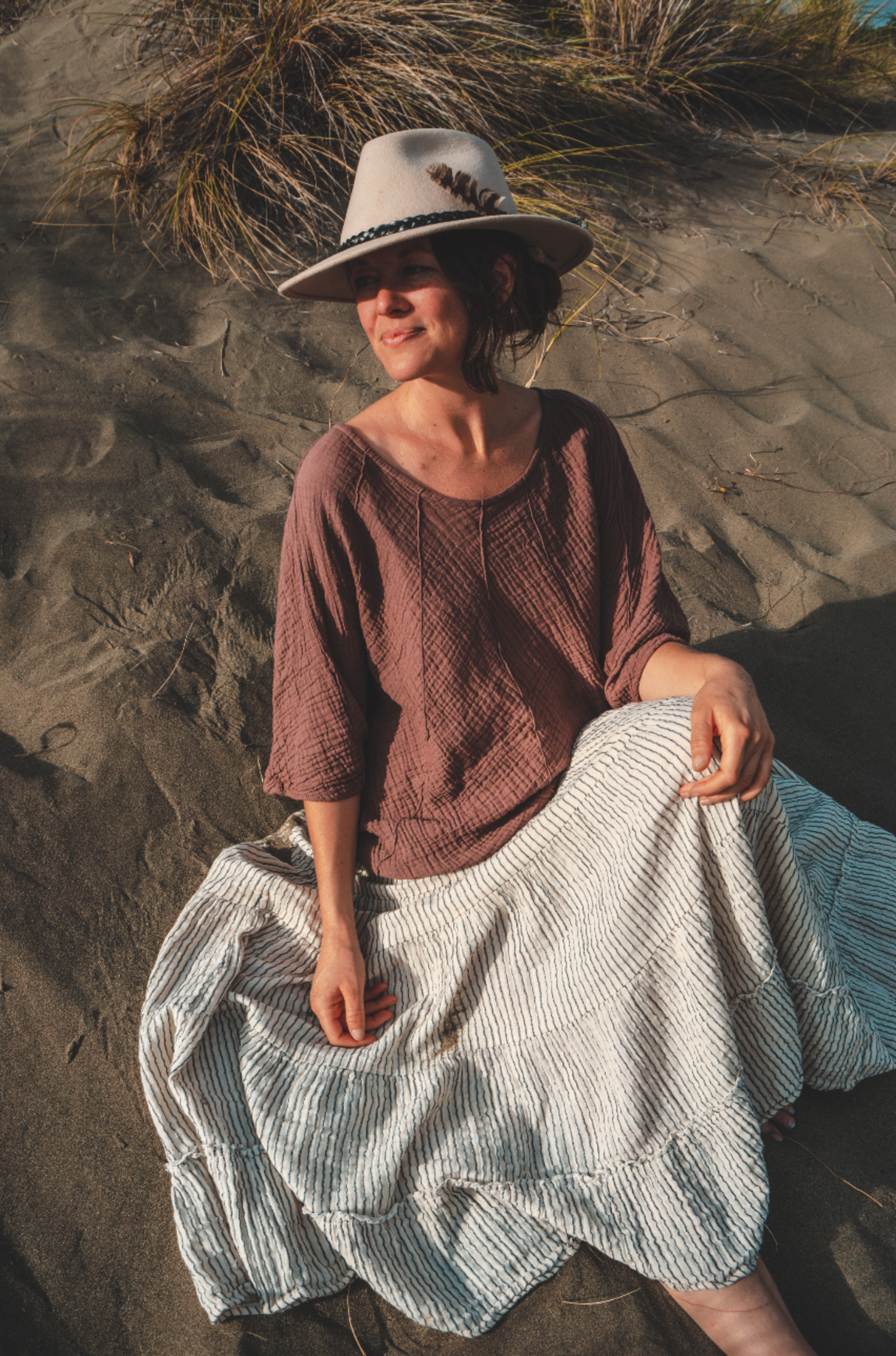 Poncho Top From Cotton Flower Clothing