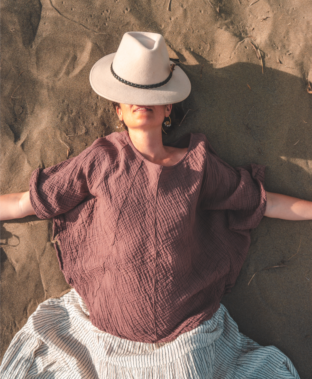 Poncho Top From Cotton Flower Clothing