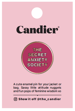 ANXIETY SOCIETY PIN From Ryan Porter
