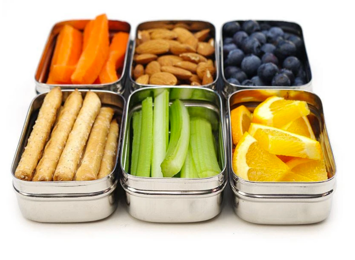 Stainless Steel Lunch Box Mini Sauce Containers, Set of 2 from ecozoi