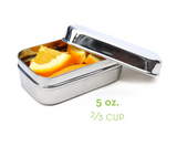 Stainless Steel Lunch Box Mini Sauce Containers, Set of 2 from ecozoi