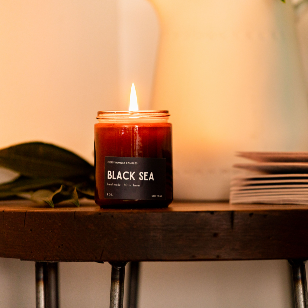 Black Sea: Sea Salt Candle from Pretty Honest Candles