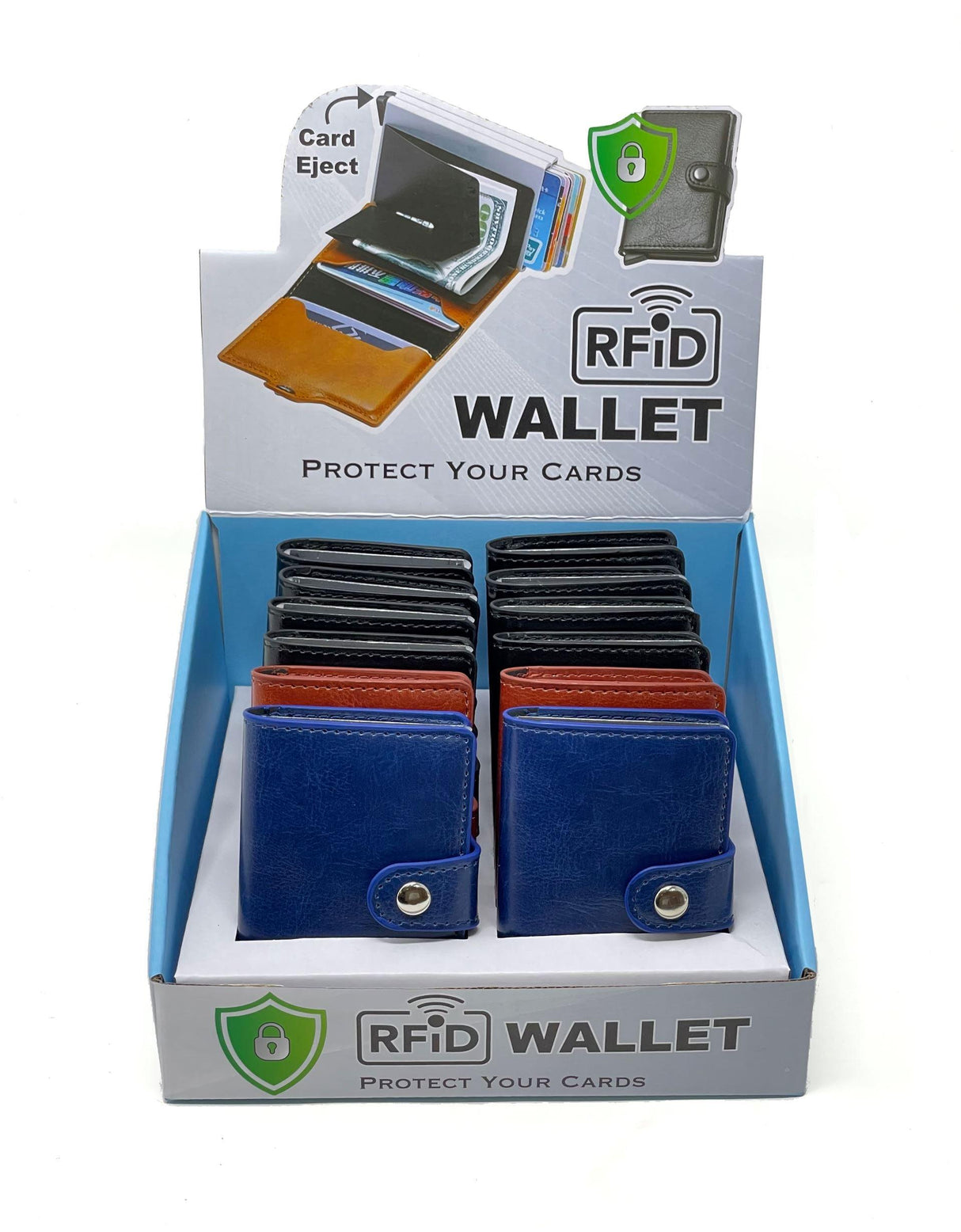 Pop-Up Wallet Display - Pack of 12 from Mila Lifestyle Accessories