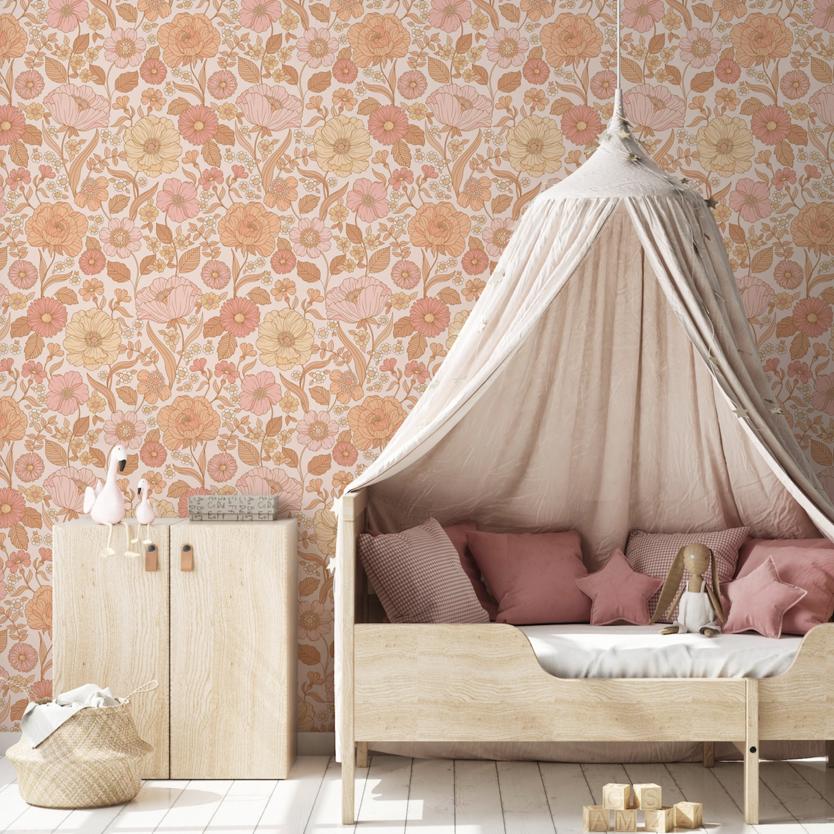 Betsy Wallpaper by Lovely People Studio from Loomwell Home Goods