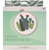 Cactus Cross Stitch Kit by Quirky Crate
