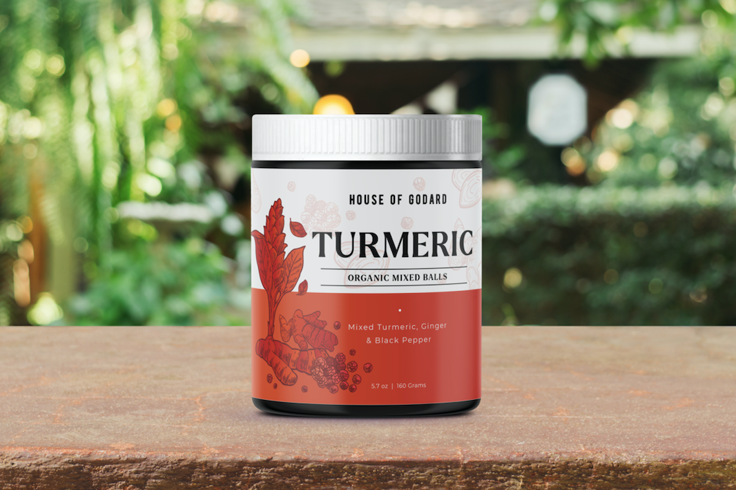 Rēine Godard's Exclusive Organic (MIXED) Turmeric Balls from HOUSE OF GODARD, by Rēine Godard