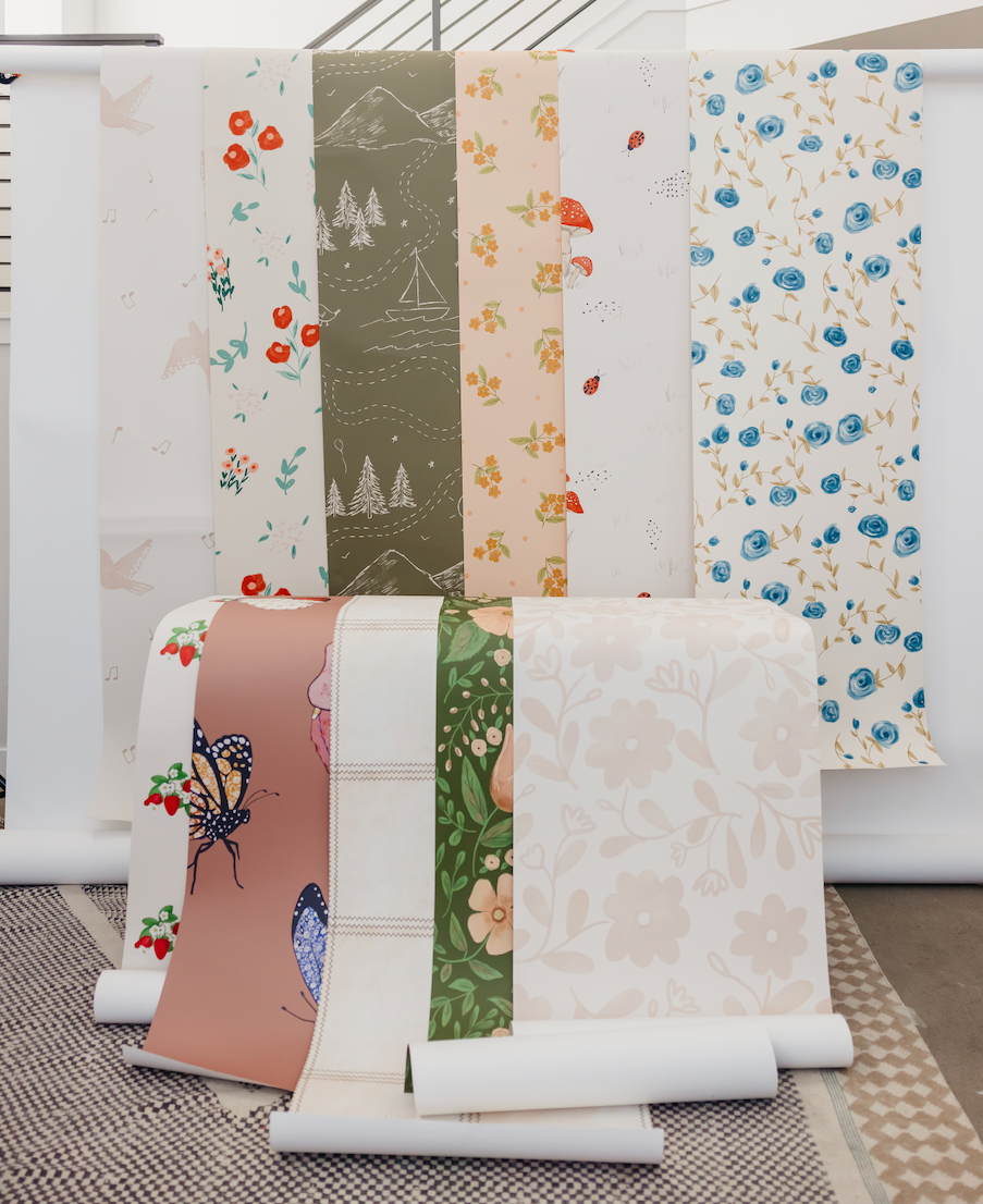 Brett Wallpaper by Christy Beasley from Loomwell Home Goods