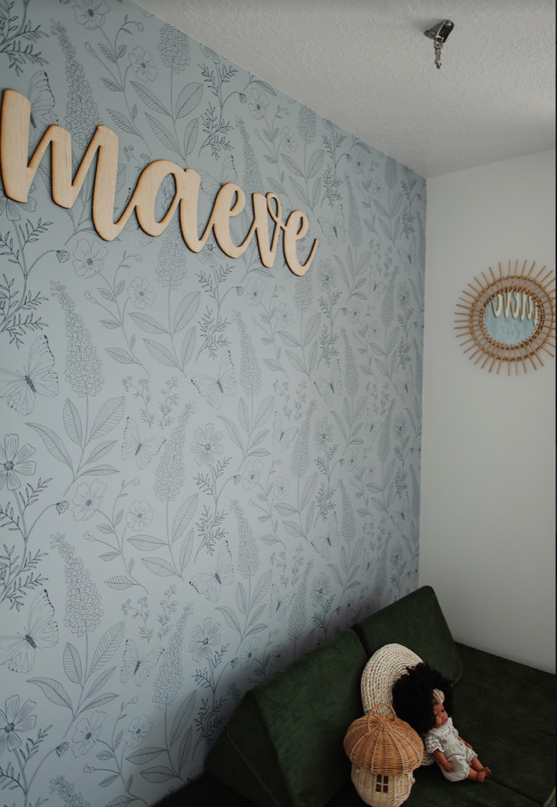 Ashlyn Wallpaper by Gooseberry Moon from Loomwell Home Goods