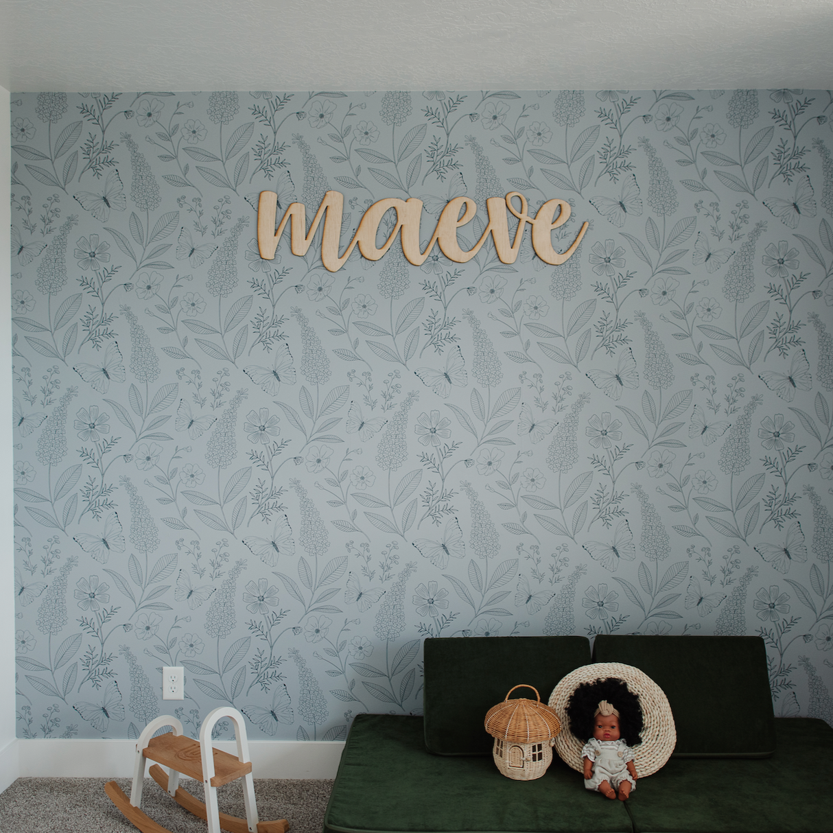 Ashlyn Wallpaper by Gooseberry Moon from Loomwell Home Goods