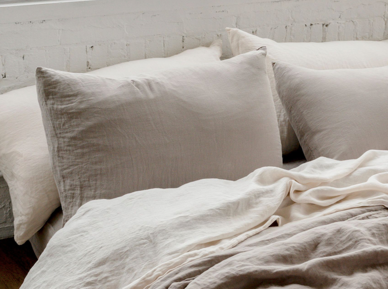 Washed Linen Pillowcase (Pair) from French Presse Linens