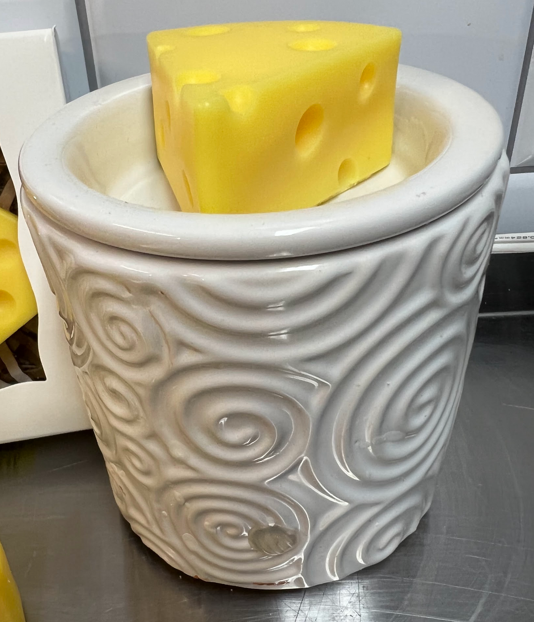 CHEESE wedges Fake Food Wax Melts | 3 Melts | 6.5 oz From Eartherella Soap & Candle Co.
