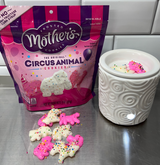 FROSTED ANIMAL CRACKERS Cookies Wax Melts | Fake Food | Warm Sugar Cookie scent | 3 oz From Eartherella Soap & Candle Co.