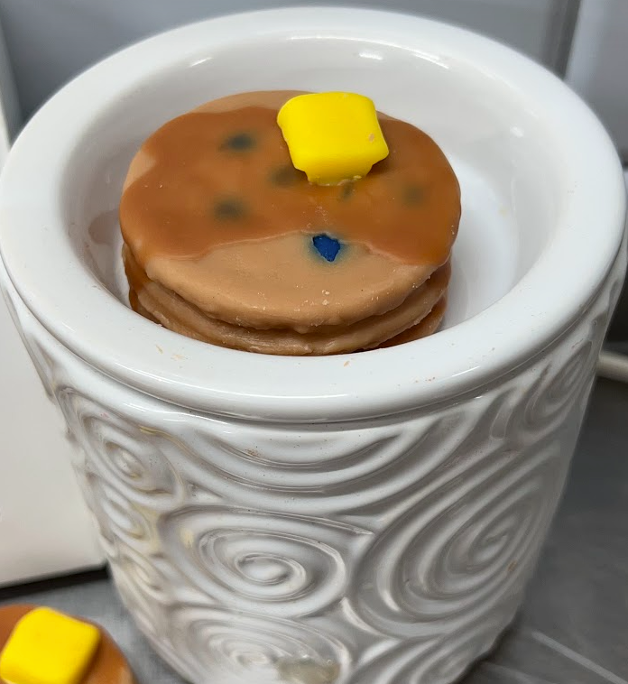 MINI stack of BLUEBERRY PANCAKES Wax Melts | Fake Food | 6 oz From Eartherella Soap & Candle Co.