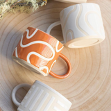 Wiggle Ceramic Coffee Mug From Abroad Modern
