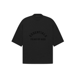 Fear of God Essentials Black Bonded Tee T-Shirt (Jet Black) from LacedUp
