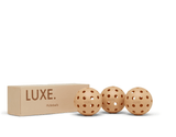 Tan Pickleballs - Pack of 3 from LUXE Pickleball